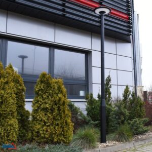 C84-SSO-S3M-160-060-BL BEMKO STUP RASVJETNI SKLOPNI 3M 160X160MM FI 60MM CRNI