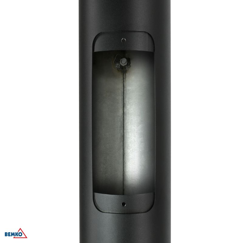 C84-SSO-S3M-160-060-BL BEMKO STUP RASVJETNI SKLOPNI 3M 160X160MM FI 60MM CRNI