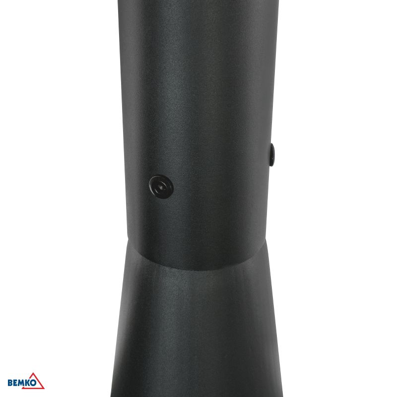 C84-SSO-S3M-160-060-BL BEMKO STUP RASVJETNI SKLOPNI 3M 160X160MM FI 60MM CRNI