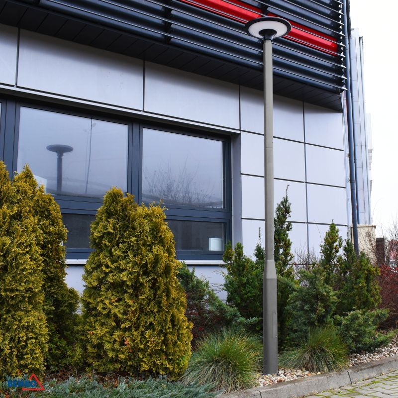 C84-SSO-S3M-160-060-DG BEMKO STUP RASVJETNI SKLOPNI 3M 160X160MM FI 60MM SIVI