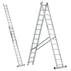 MV Logistic DW2x13t Ljestve ALU PROFI dvodijelne 13 gazišta