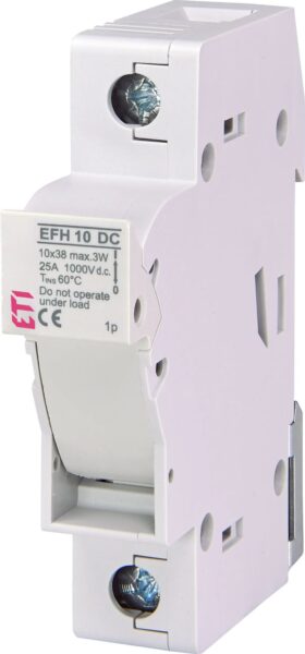 ETI 2540201 ETI niskonaponska postolja za osigurače EFH 10 DC 1P