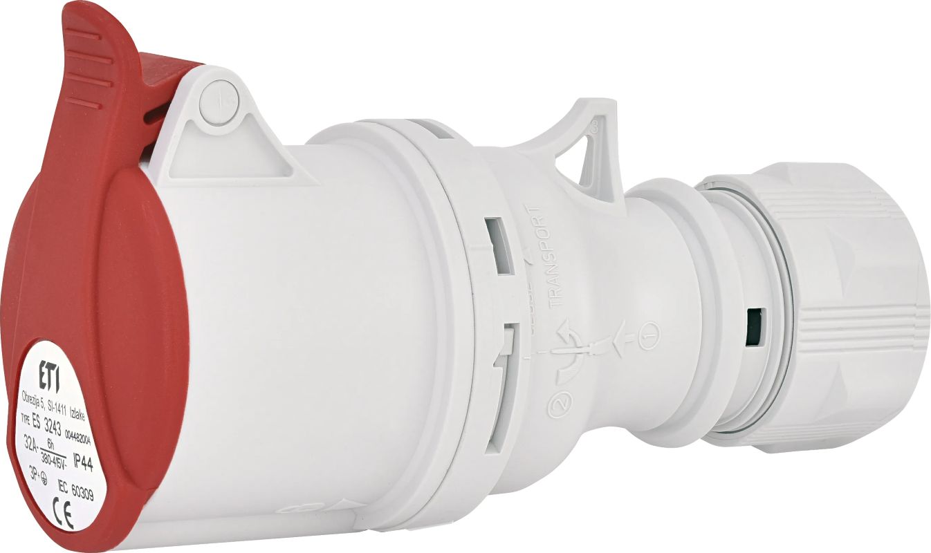 ETI 4482004 ETI industrijska utičnica 32A 3+PE ES 3243 400V IP44