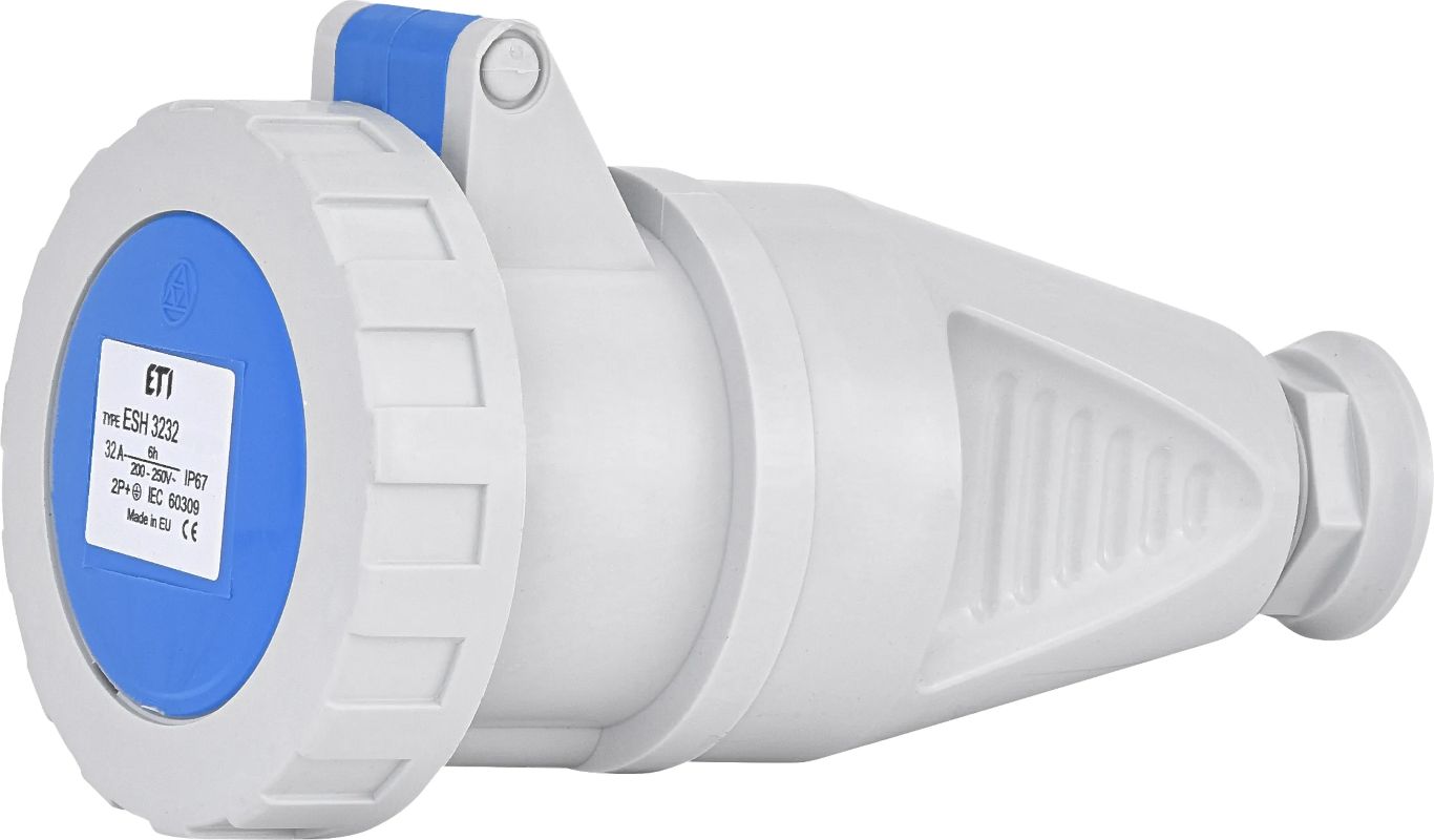 ETI 4482009 ETI industrijska utičnica 32A 2+PE ESH 3232 230V IP67