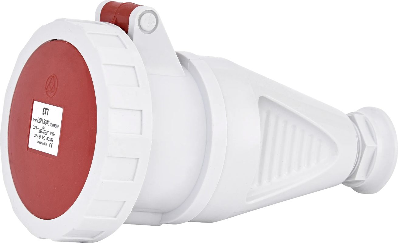ETI 4482010 ETI industrijska utičnica 32A 3+PE ESH 3243 400V IP67