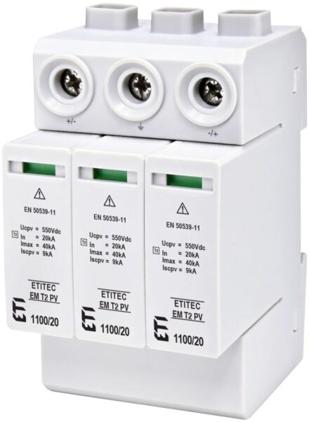 ETI 2440623 ETI odvodnik prenapona M T2 PV 1100V DC 20kA Y TIP 2