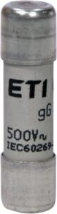 ETI 2651011 ETI rastalni uložak CH 10x38 gG 0,5A 500V