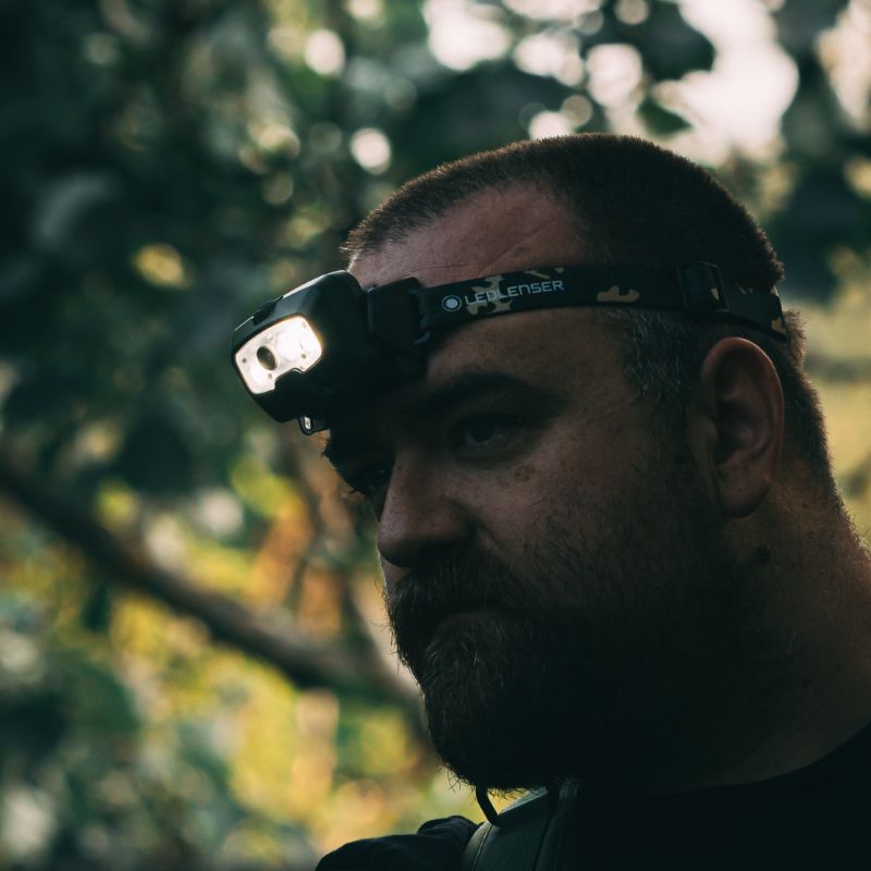 LEDLENSER 503089 Ledlenser HF8R RGB Core LED punjiva naglavna svjetiljka