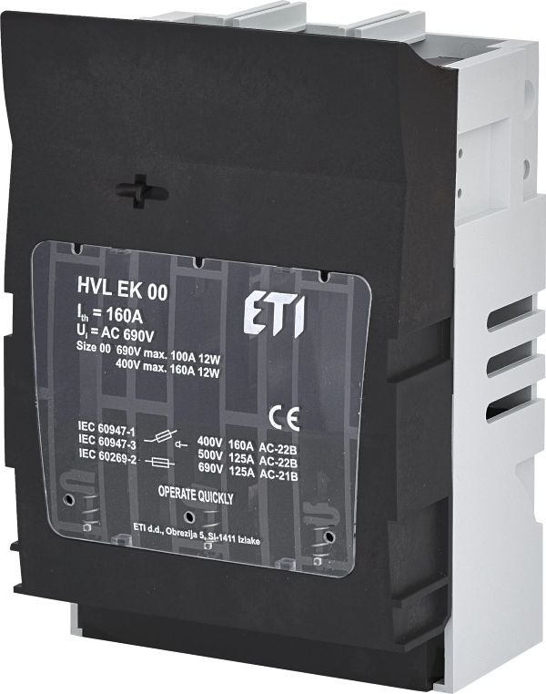 ETI 1701250 ETI osiguračka rastavna sklopka HVL EK 00 3P M8