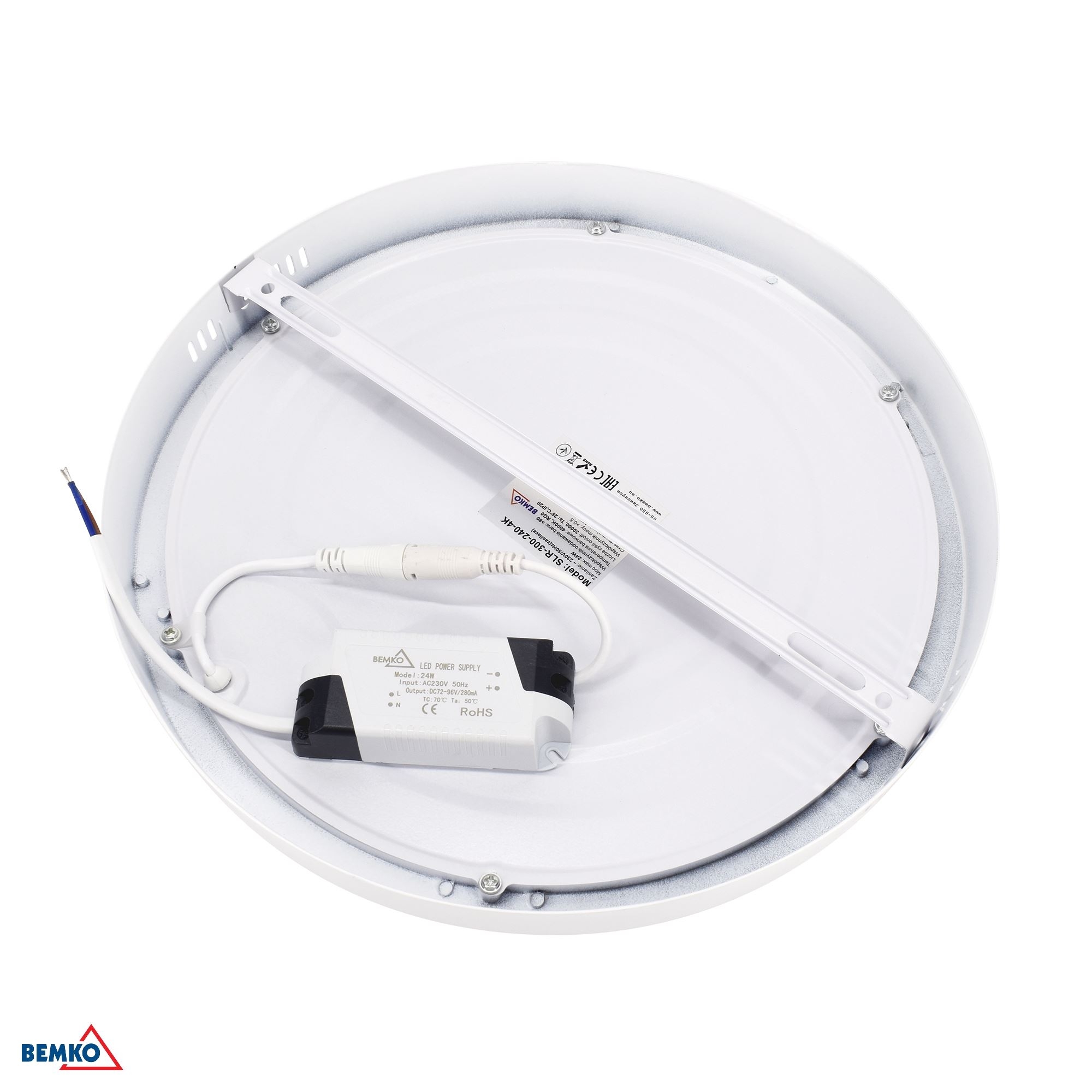 C39-SLR-240-180-4K Bemko LED panel TALAR SLR 18W 4000K IP20 okrugli nadgradni