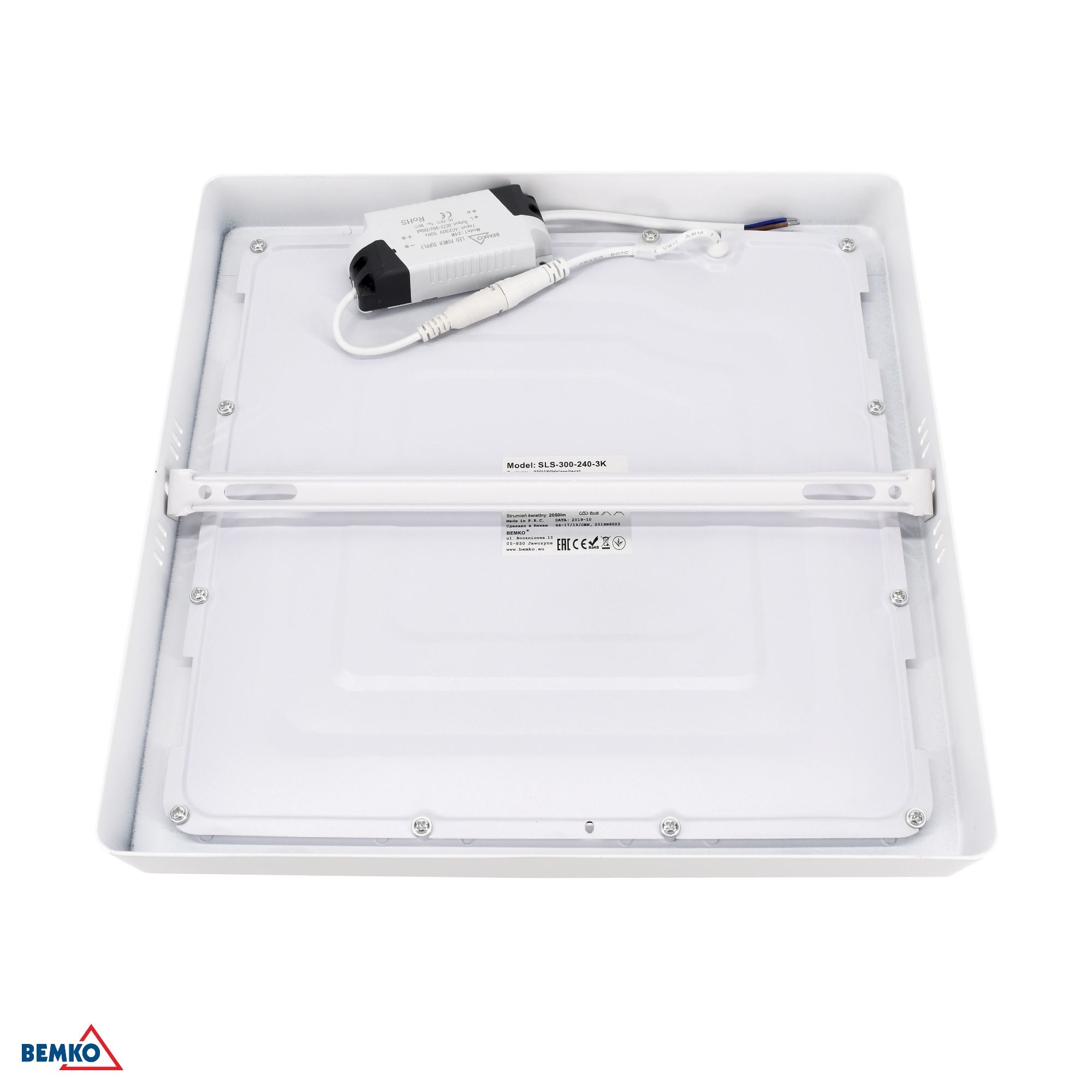 C39-SLS-120-060-4K Bemko LED panel TALAR SLR 6W 4000K IP20 kvadratni nadgradni