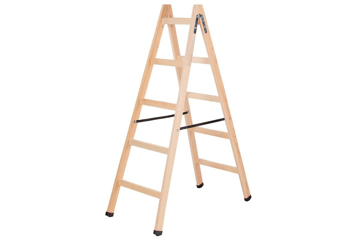 MV Logistic 1472 Ljestve drvene STANDARD 5 gazišta (175cm)