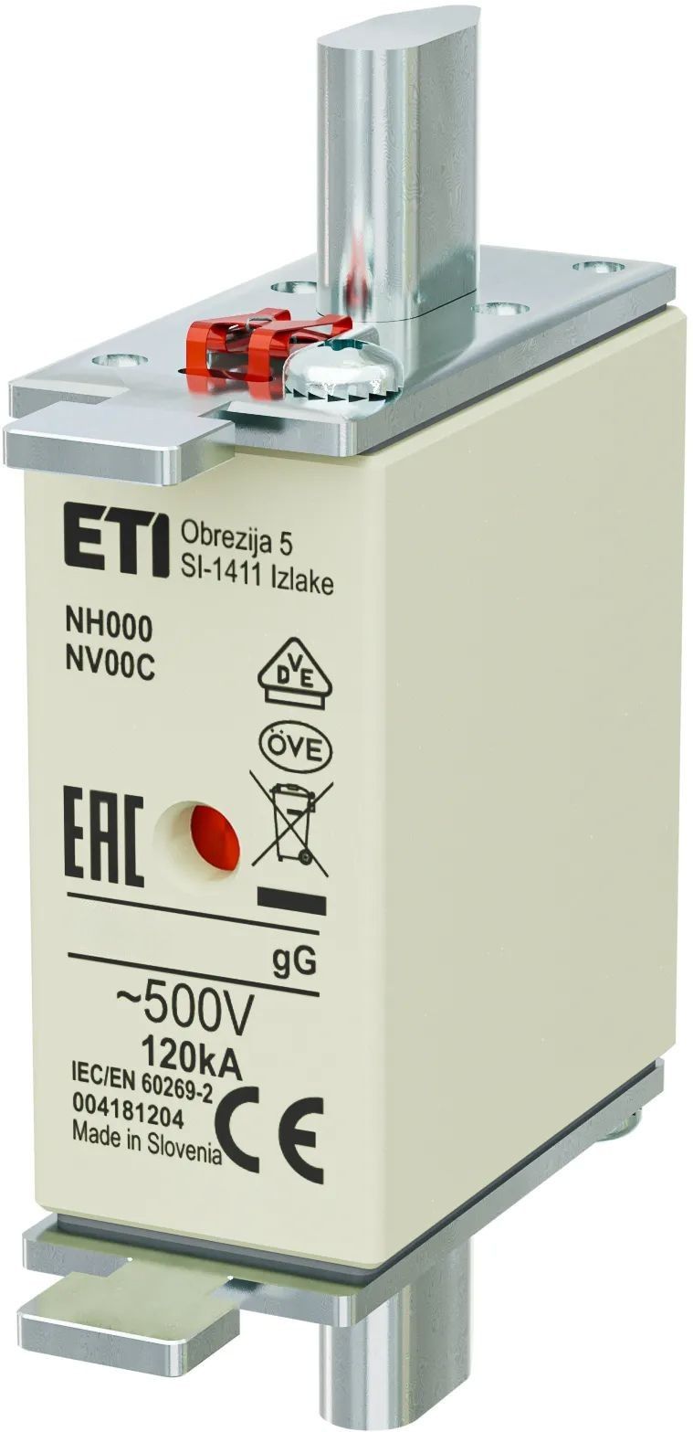 ETI 4181204 ETI rastalni uložak NH 000 Gg 10A 500V
